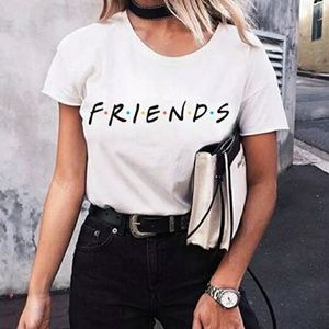 F🔸R🔹I🔸E🔹N🔸D🔹S || Graphic T-Shirt